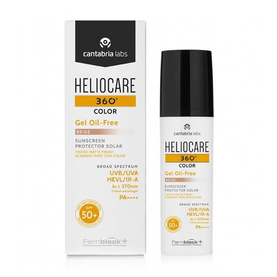 Heliocare 360º Color Gel Oil Free SPF 50+ Airless Beige 50ml