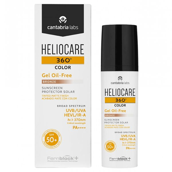 Heliocare 360º Color Gel Oil Free SPF 50+ Airless Bronze 50ml