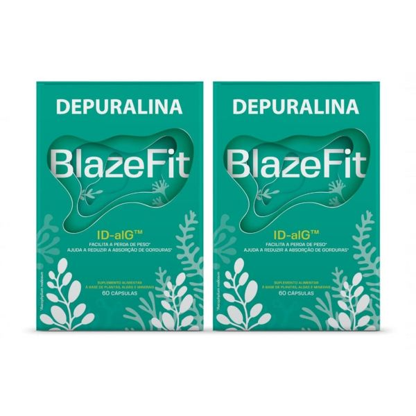 Depuralina BlazeFit 50% de desconto na 2ª Embalagem 2 x 60 Cápsulas