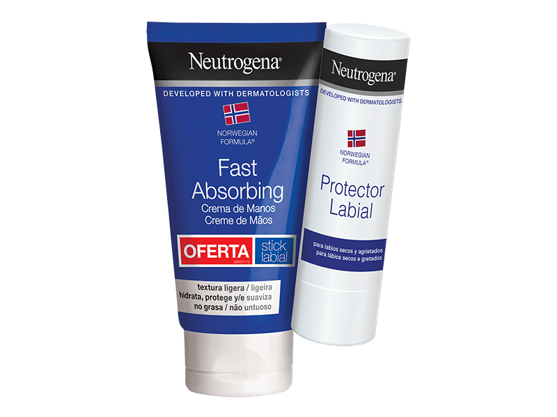 Neutrogena Norwegian Formula Hand Cream Promo Light Texture + Lip Stick