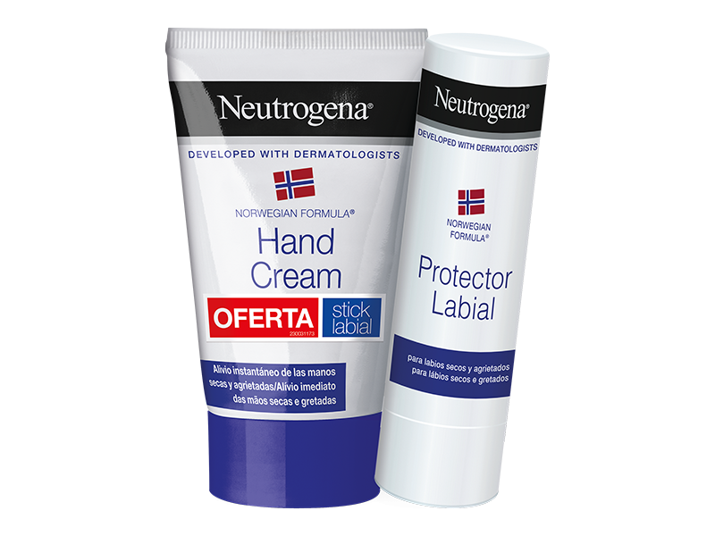 Neutrogena Norwegian Formula Hands Promo Concentrated Cream + Lip Stick
