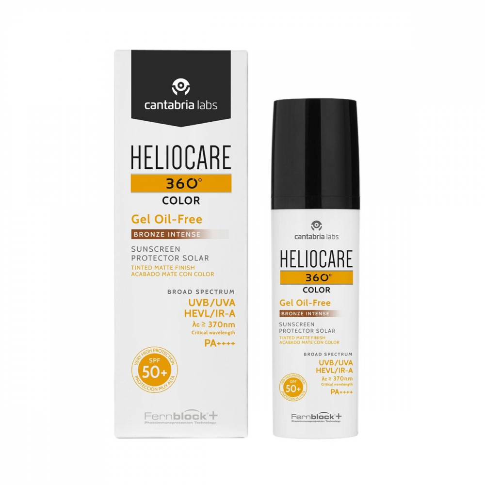 Heliocare 360º Color Gel Oil Free SPF 50+ Airless Bronze Intense 50ml