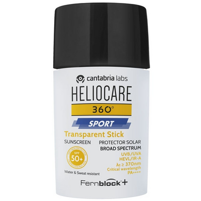Heliocare 360º Sport Transparent Stick Protetor Solar SPF 50+ Stick 25g