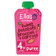 Ella's Kitchen Puré de Legumes - Batata Doce, Brócolos e Cenoura 120g