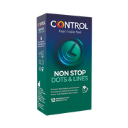 Control Preservativo Non Stop Dots & Lines x12