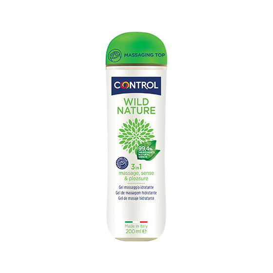 Control Gel Massagem 3 em 1 Wild Nature 200mL