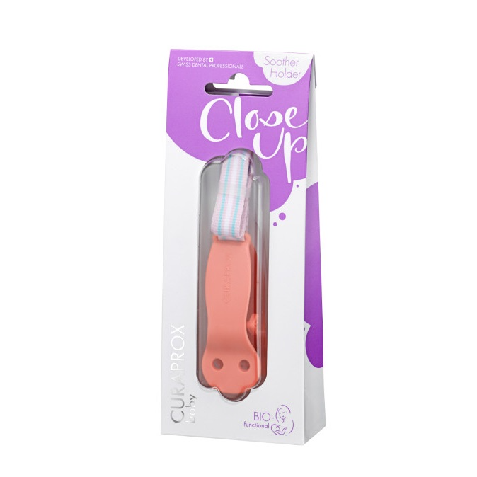 Curaprox Baby Suporte para Chupeta Coral