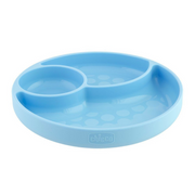 Chicco Prato em Silicone com Divisórias Take Eat Easy Azul 12m+