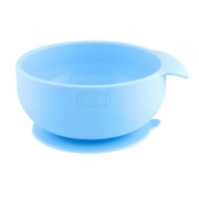 Chicco Tigela em Silicone Easy Bow Azul 6m+
