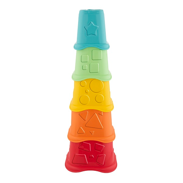Chicco Brinquedo Copos Empilháveis 2 em 1 Eco+ - 6-36m