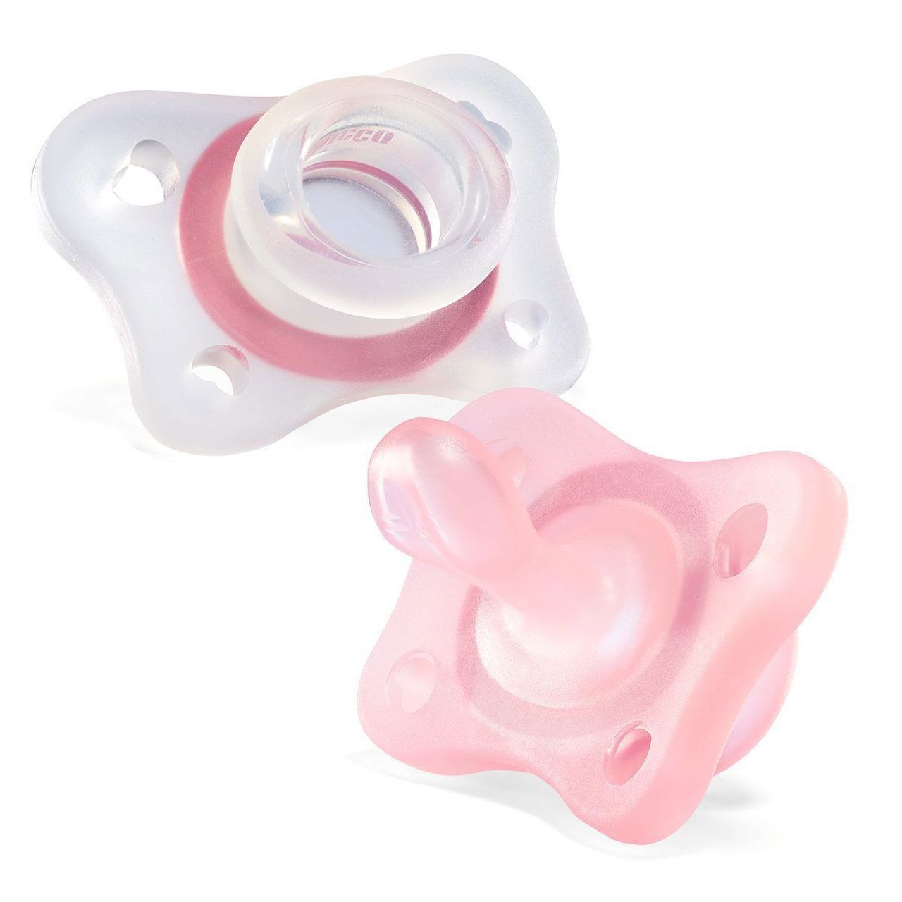 Chicco Chupeta Mini Soft Sil 2-6M Rosa X2