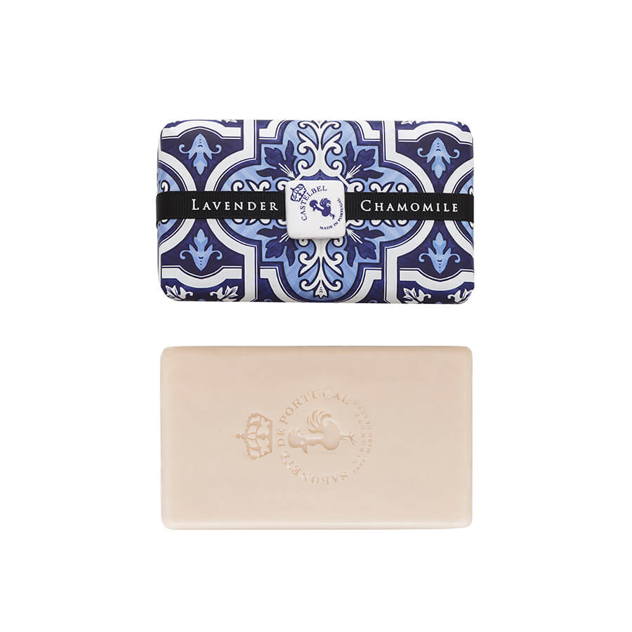 Castelbel Azulejo Português Sabonete Lavanda e Camomila 200g