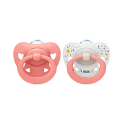 Nuk Chupeta Family Love Silicone T2 (6-18m) x2