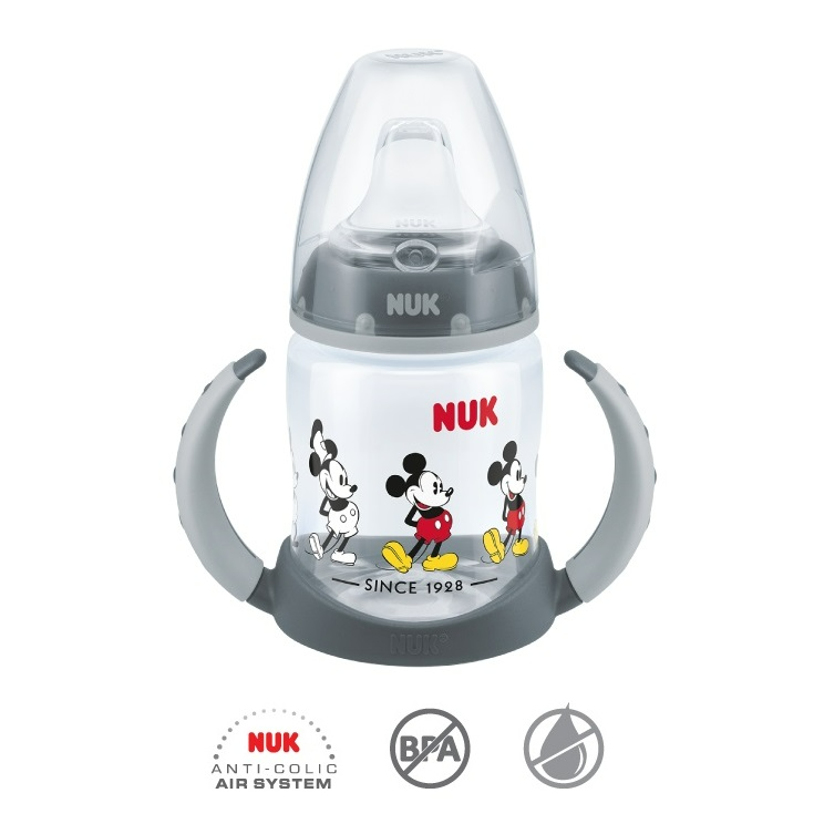Nuk Biberão de Aprendizagem First Choice+ com Indicador de Temperatura 6-18m Mickey/Minnie 150mL
