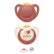 Nuk Chupeta Nature Látex T1 (0-6m) x2