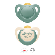 Nuk Chupeta Nature Látex T3 (18-36m) x2