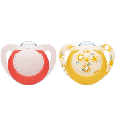 Nuk Chupeta Star Silicone T2 (6-18m) x2