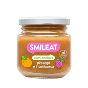 Smileat Bio Boião Pêssego, Framboesa 130gr