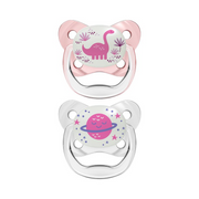 Dr. Brown's Chupeta Pack Prevent Noturna 6-18m Rosa