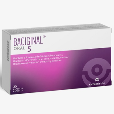 BACIGINAL ORAL 5 Box of 30 capsules