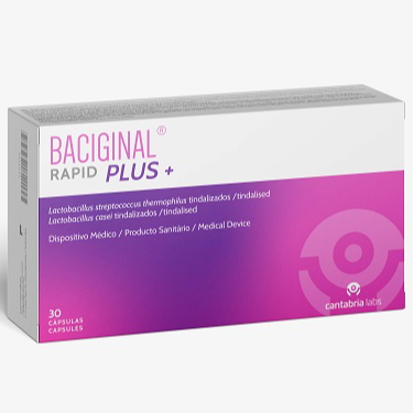 BACIGINAL RAPID PLUS+ Box of 30 vaginal capsules
