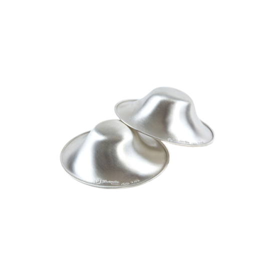 Silverette Conjunto 2 Protetores de Mamilos Prata S