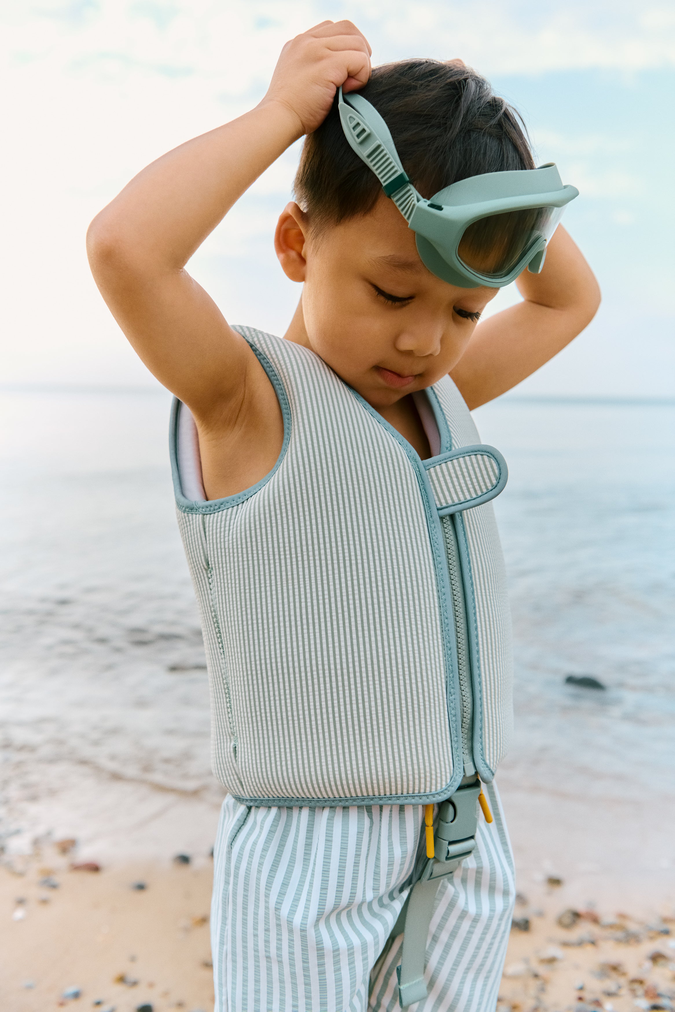 Liewood Duke Stripe Shorts Peppermint/Crisp T110