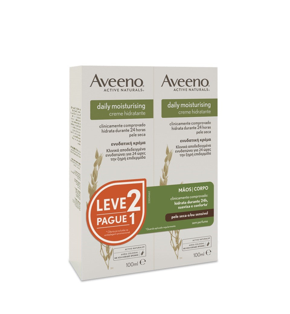 AVEENO DAILY MOISTURIZING CREAM PROMO 2x100mL