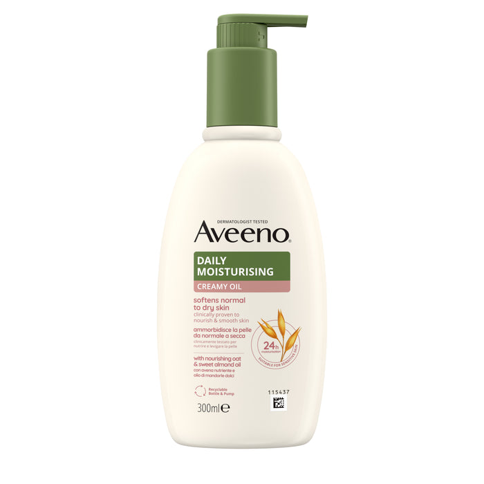 Aveeno Daily Moisturising Óleo Cremoso 300mL