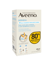 AVEENO DERMEXA EMOLLIENT SHOWER GEL PROMO 2x300mL