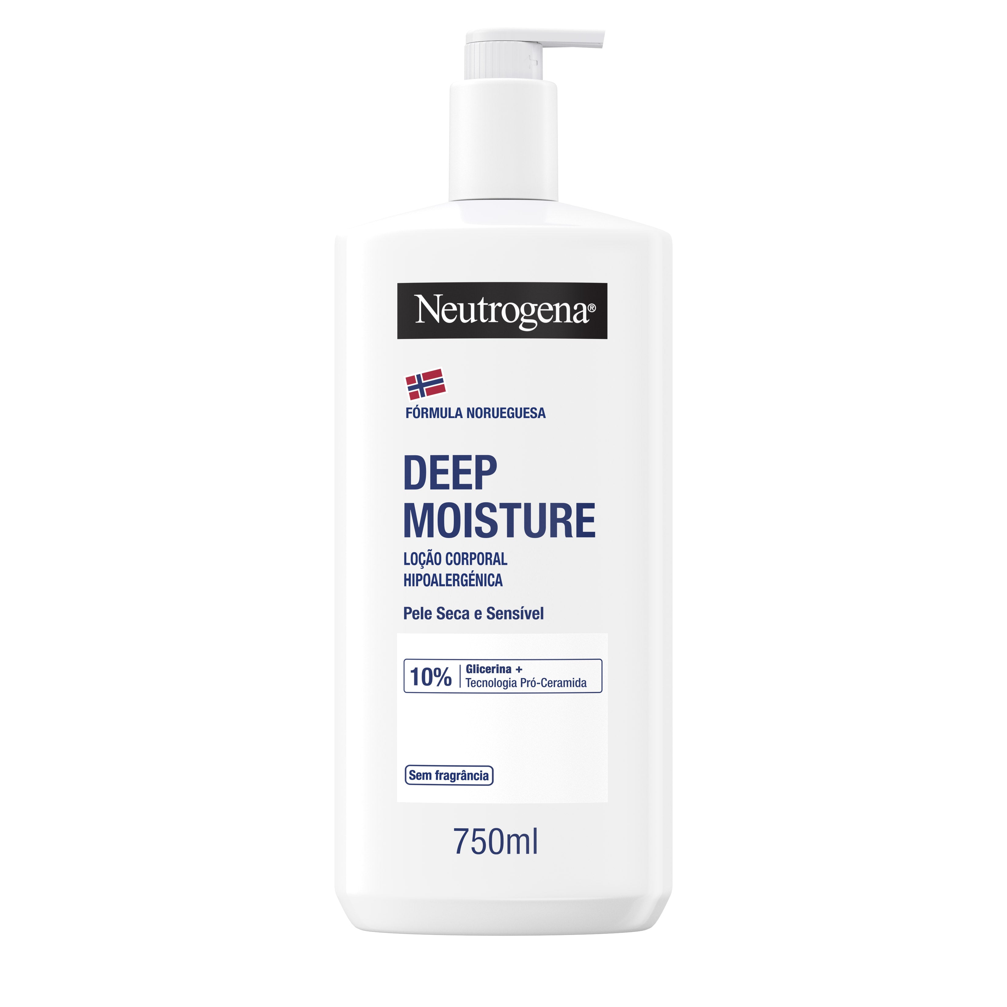 Neutrogena Loção Corporal Hidratação Profunda Hipoalergénica 750mL