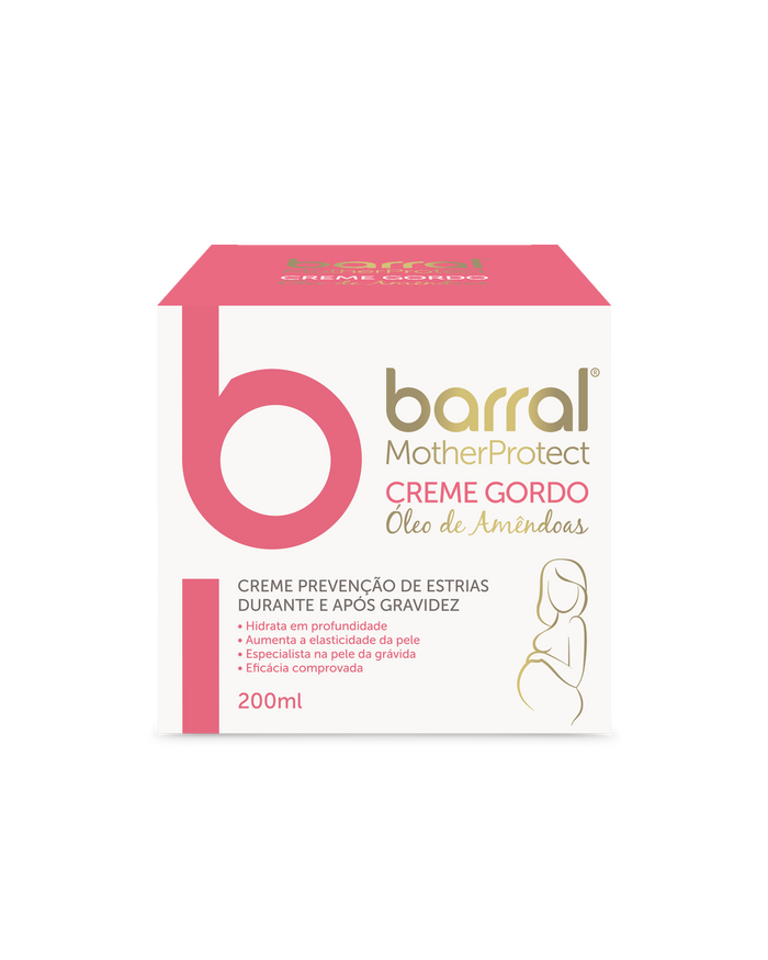 Barral MotherProtect Creme Gordo Óleo Amêndoas 200mL