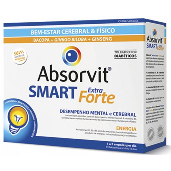 Absorvit Smart Extra Forte 20 Ampolas