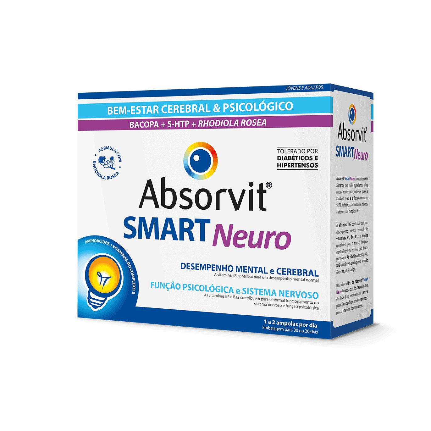Absorvit Smart Neuro 30 Ampolas