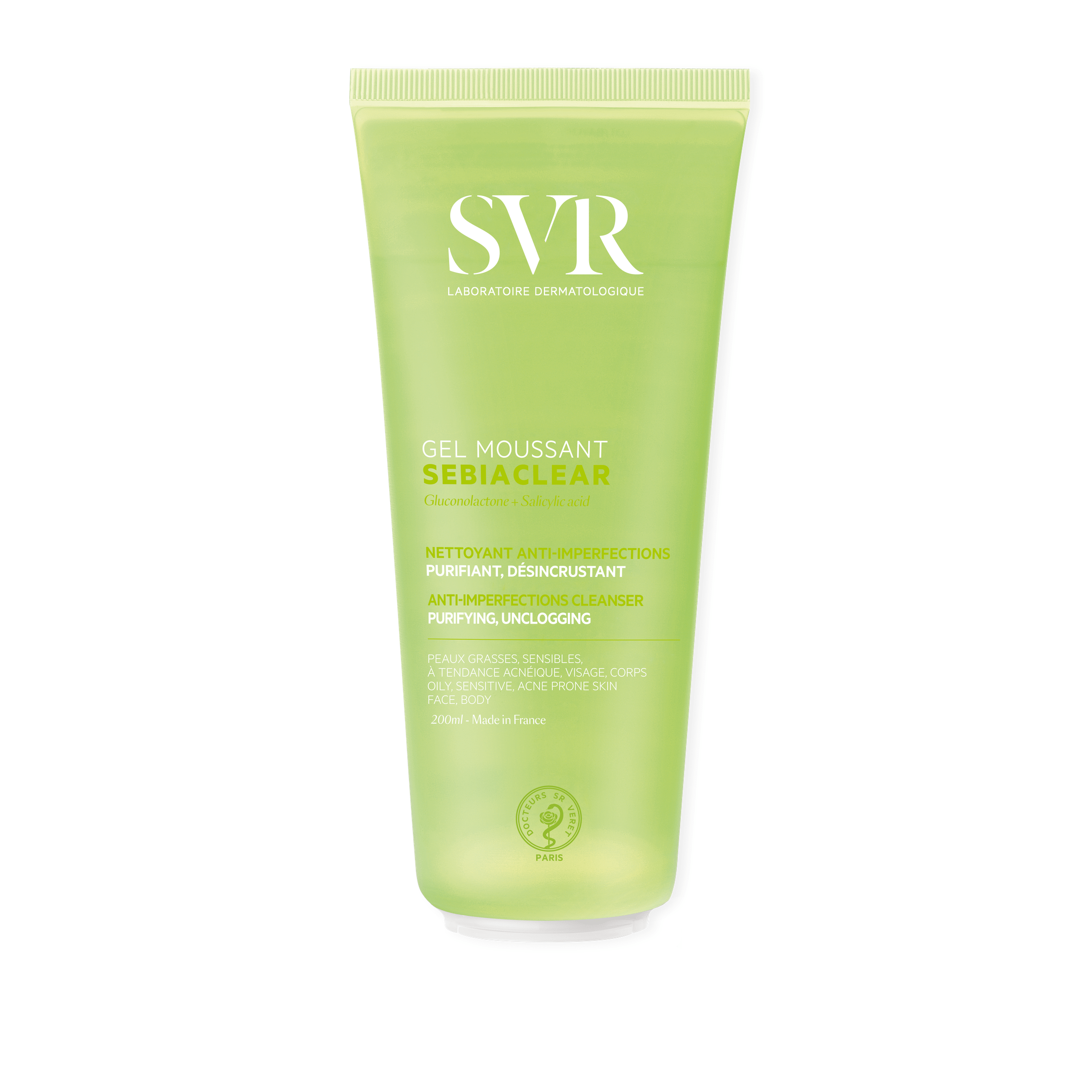 SEBIACLEAR GEL MOUSSANT 200mL - NEW