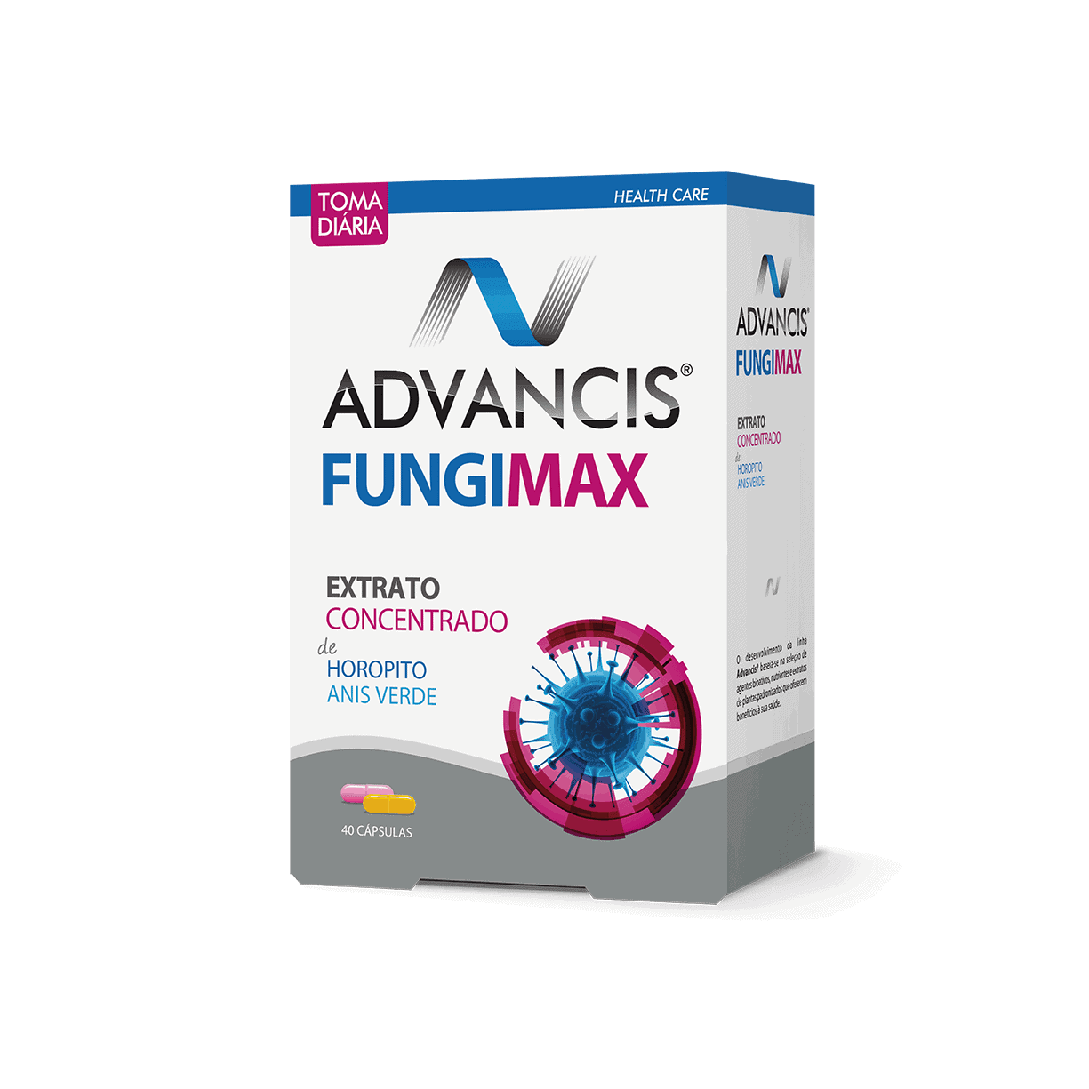 Advancis Fungimax 20 Cápsulas Amarelas + 20 Cápsulas Rosas