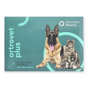 • Artrovet Plus 60 Comprimidos Mastigáveis – Condroprotetor para Cães e Gatos