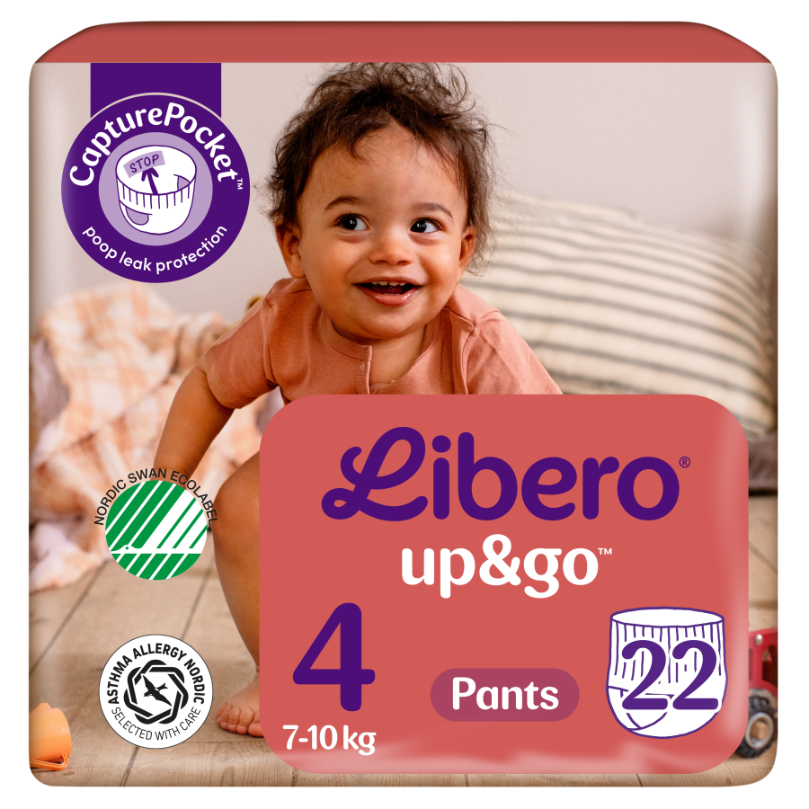 Libero Up&Go 4 fralda cueca 7-11 kg X 22