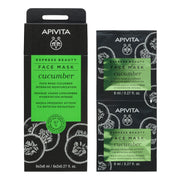 APIVITA Express Beauty Máscara Hidratante Intensiva de Pepino
