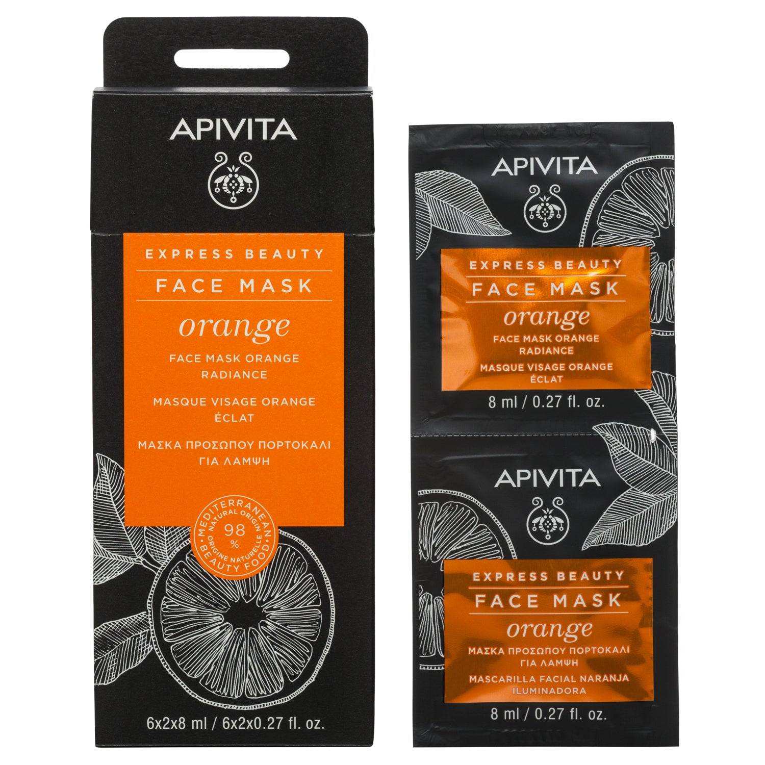 APIVITA Express Beauty Orange Illuminating Mask