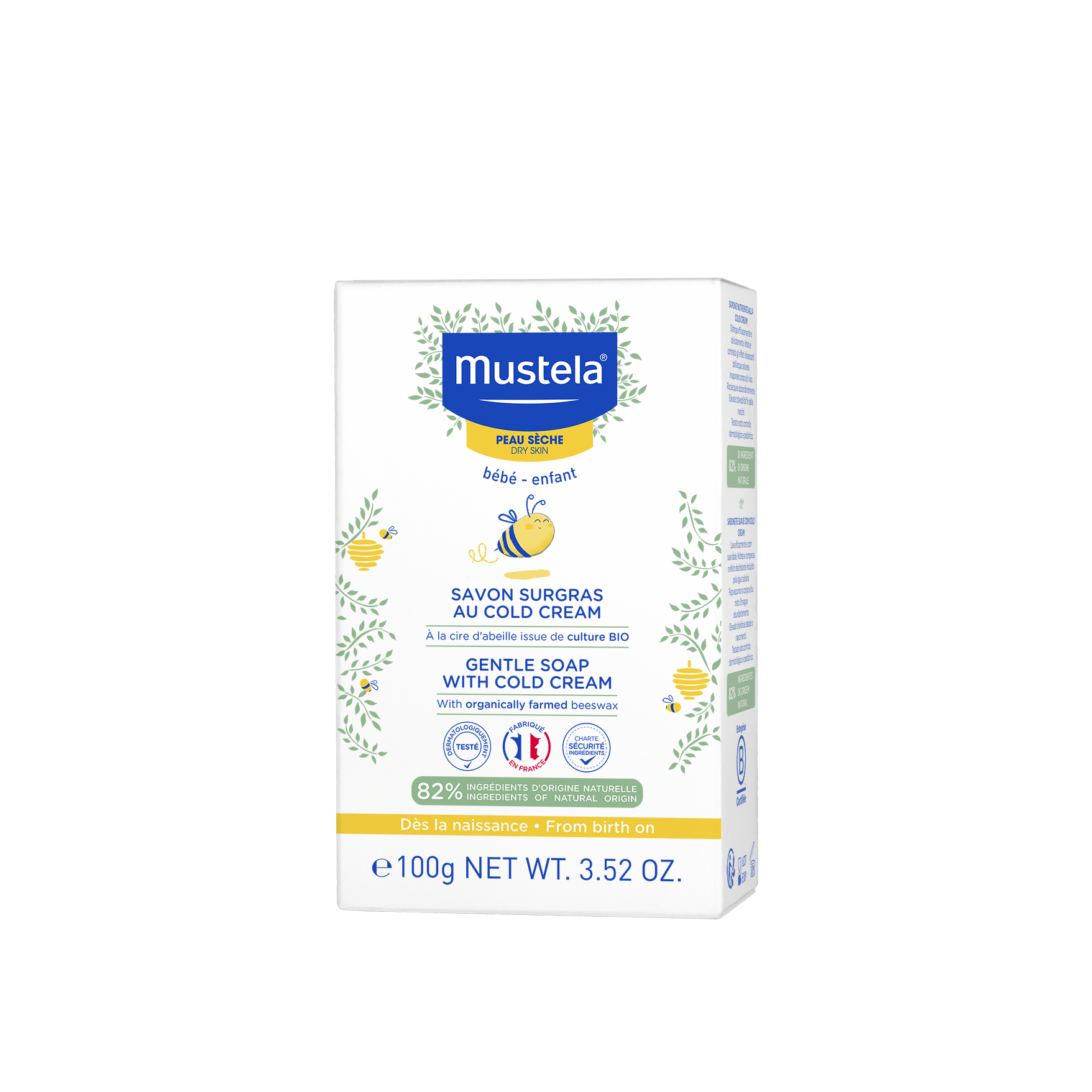 Mustela Bebé Sabonete Suave Cold Cream 100g