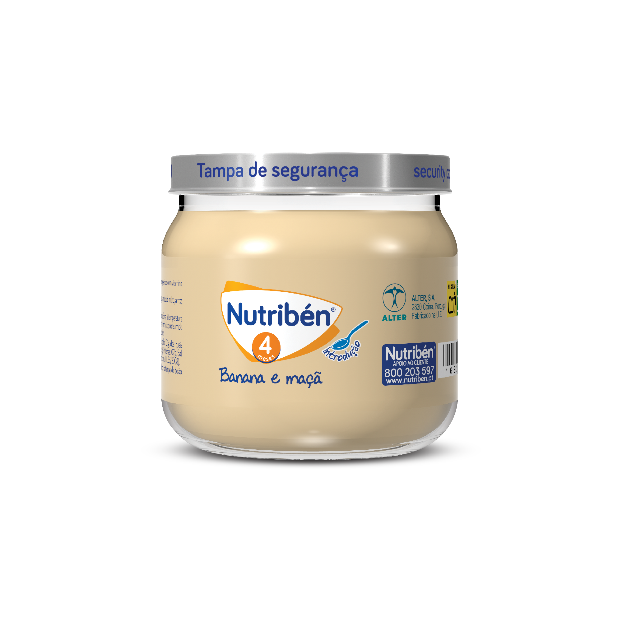 Nutribén banana and apple jar 120g