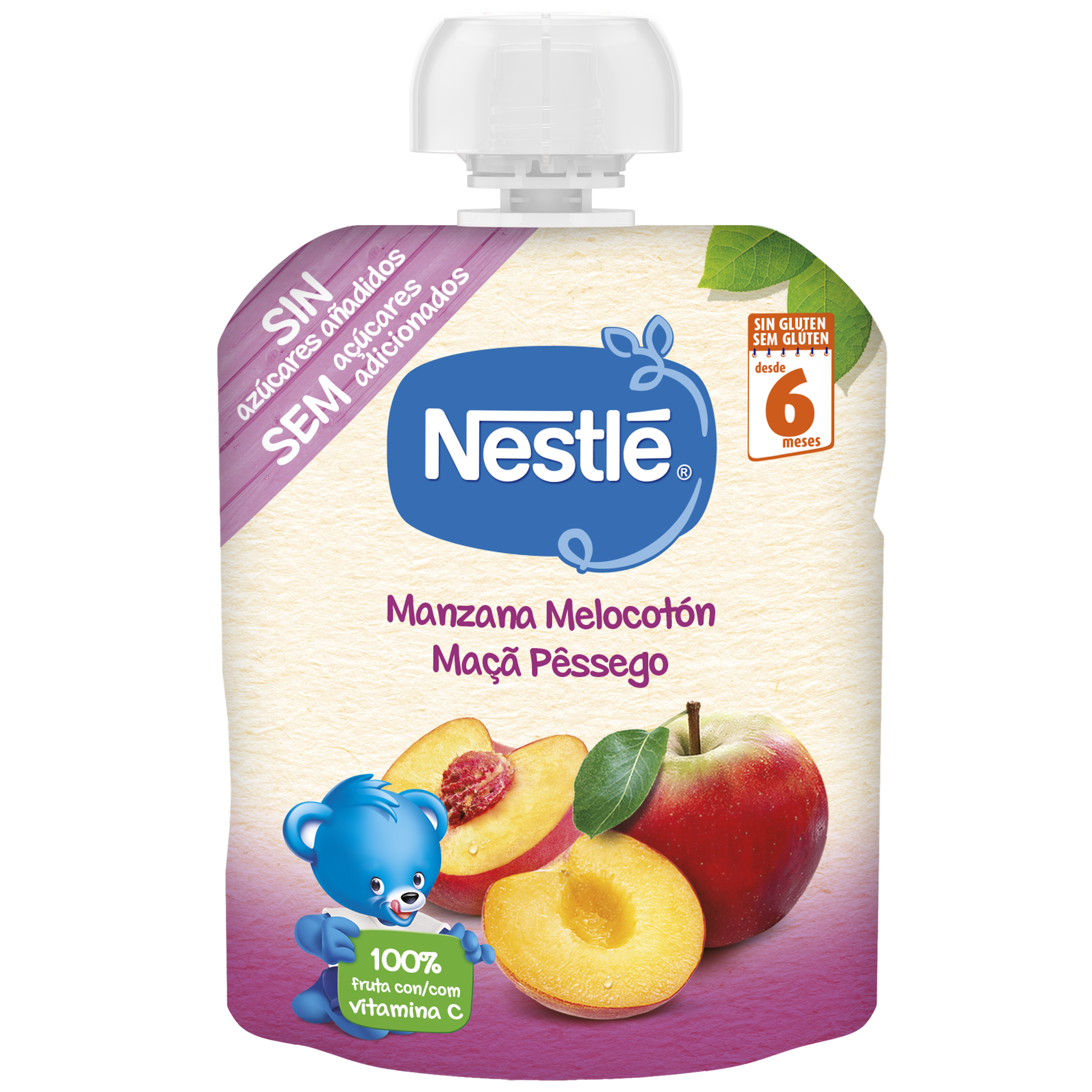 Nestlé Maçã Pêssego 90g