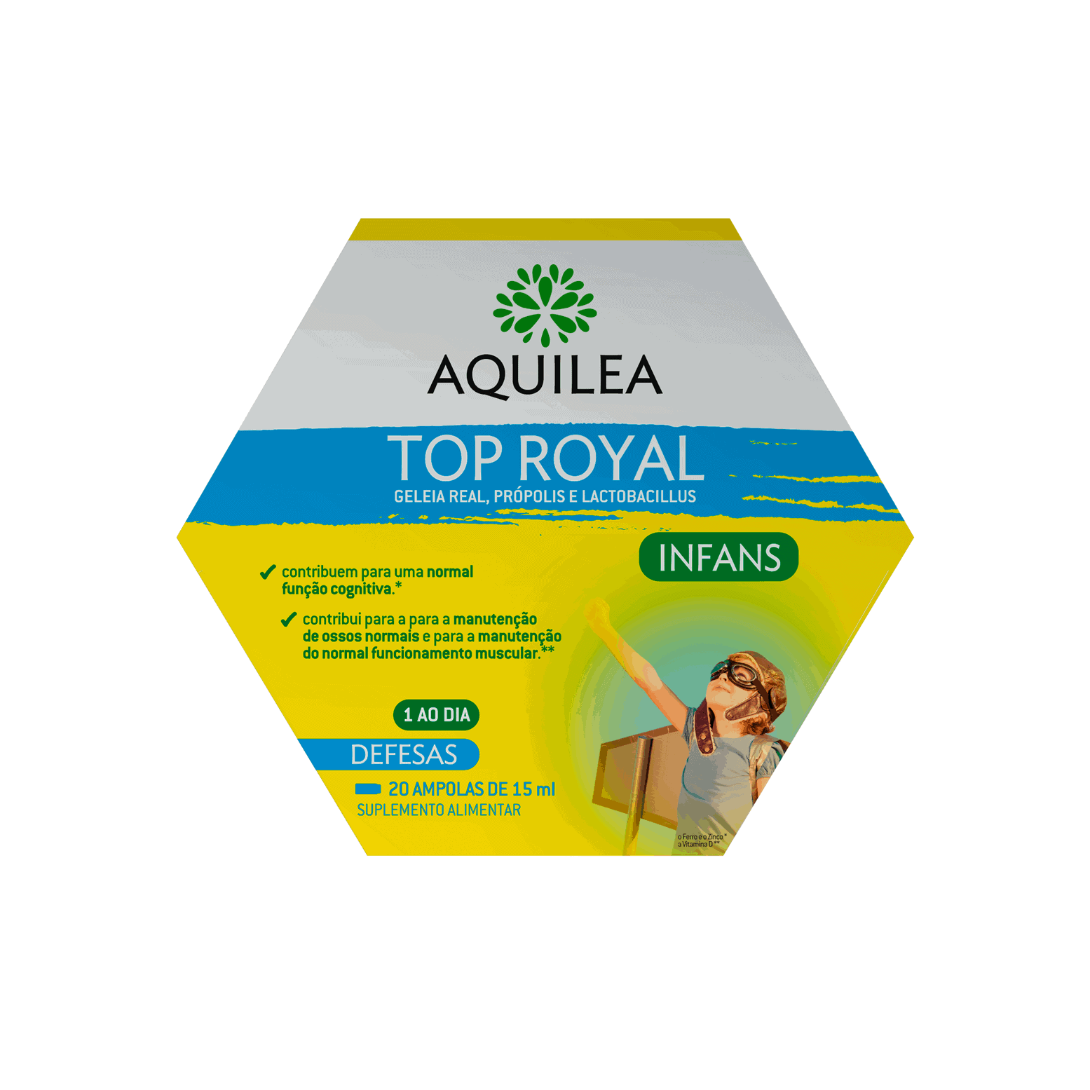 Aquilea Top Royal Infans 20 Ampolasx15mL