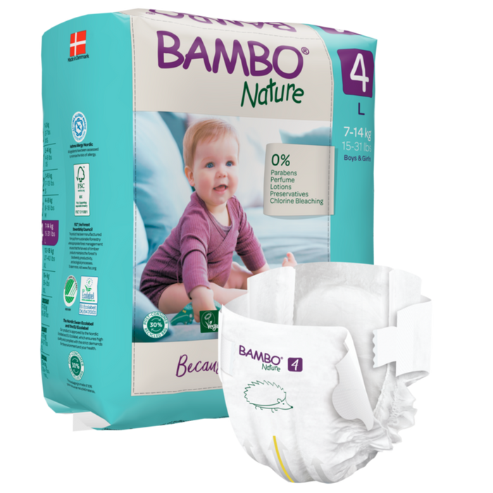 Bambo Eco-Friendly Baby Diapers Size 4 7-14 kg