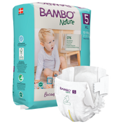 Bambo Fraldas de Bebé Ecológicas T5 12-18 kg