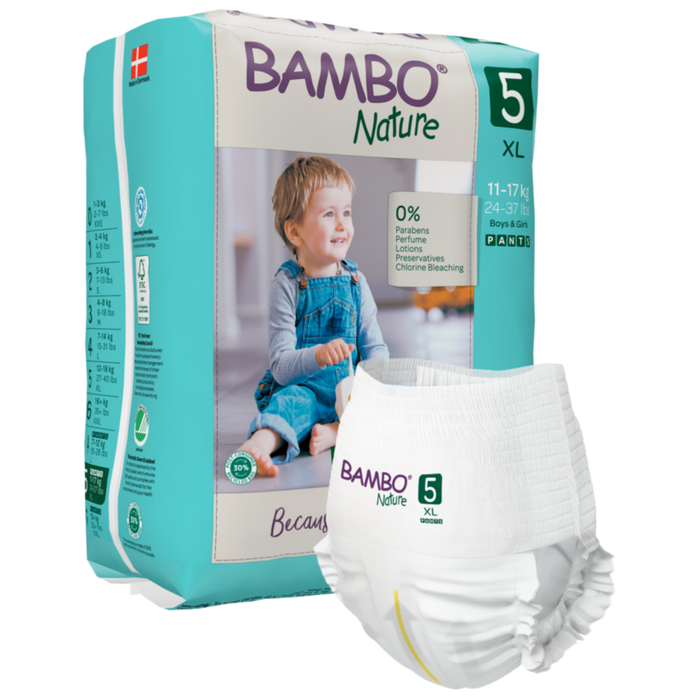 Bambo Eco-Friendly Diaper Pants Size 5 12-18kg