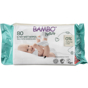 Bambo Unscented Baby Wipes x80