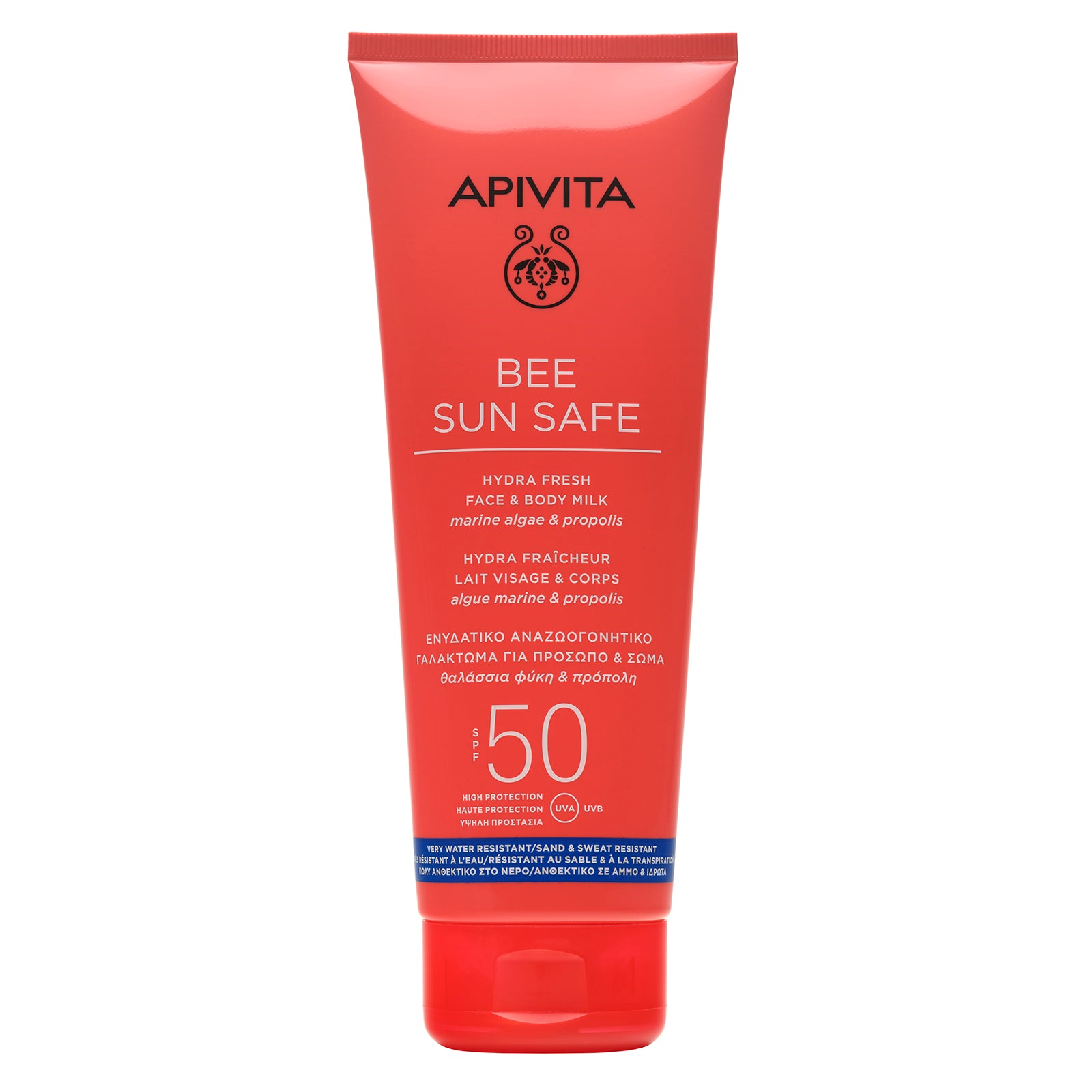 APIVITA Protetor Solar Leite Rosto & Corpo SPF50 200ml