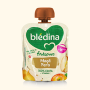 Blédina Frutapura Saqueta Maçã e Pêra 90g +6m